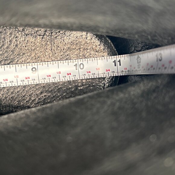 Eddie Bauer Vintage Ankle Boots Size 12M Black Suede Wingtip Lace Up Made In USA - Picture 10 of 14